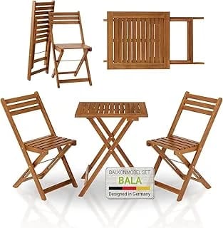 Juskys Balkonmöbel Set Bala