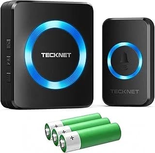 TECKNET Funkklingel Batteriebetrieben