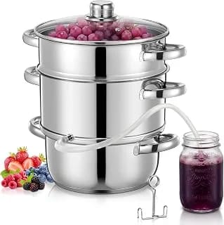 FOHERE Dampfentsafter 5L Edelstahl