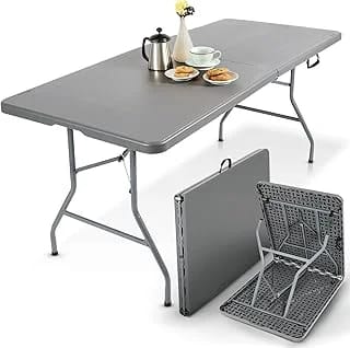Arebos Klapptisch Anthrazit Gartentisch
